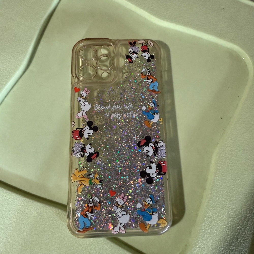 Disney Glittery Character Phone Case